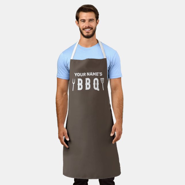 Grillen Ihres Namens Schürze (Getragen)