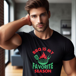 GRILLEN ist meine Lieblingssaison Weihnachtsfarben T-Shirt