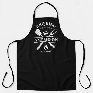 GRILLEN King Barbecue Personalisiert Schürze