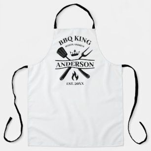 GRILLEN King Barbecue Personalisiert Schürze