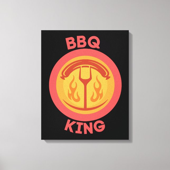 GRILLEN KING LEINWANDDRUCK (Vorderseite)