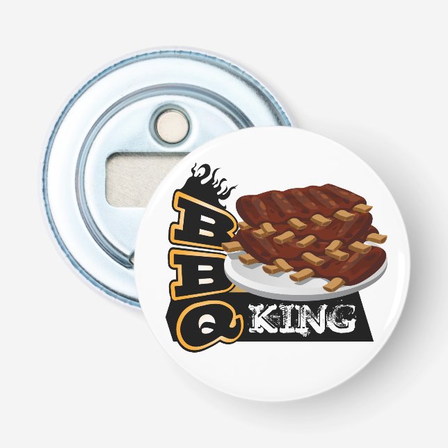 GRILLEN KING! Ribs Icon Flaschenöffner (Vorderseite)
