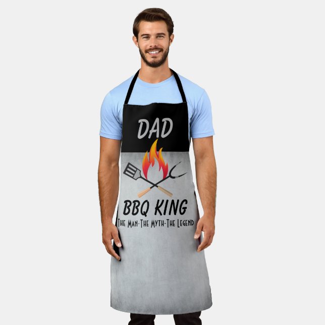 GRILLEN King Schürze (Getragen)