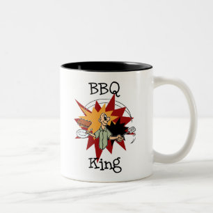 GRILLEN King T - Shirt und Geschenke Zweifarbige Tasse