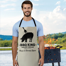 GRILLEN King Your Name Butcher Kitchen Schürze