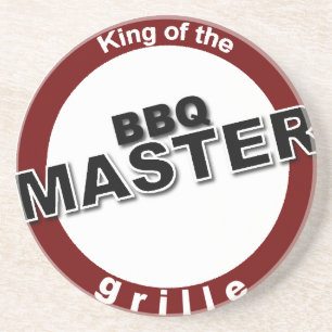 GRILLEN Master King of the Grille Sandstein Untersetzer