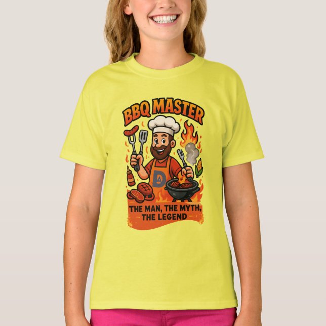 GRILLEN Master Vater Funny Vathers Day Grill Gesch T-Shirt (Vorderseite)