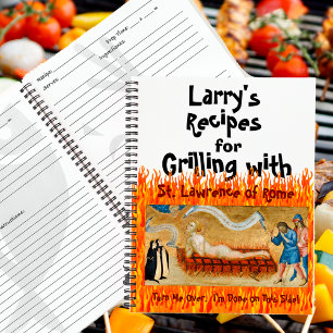 Grillen mit St. Laurent von Rom (M 022) Rezept Notizbuch