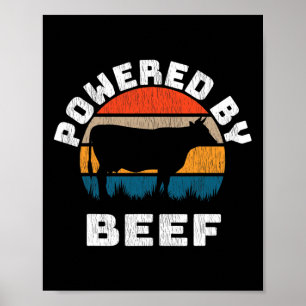 Grillen nach Brisketen mit Rindfleisch Poster