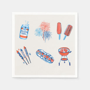 GRILLEN Napkins Serviette