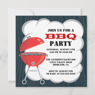 GRILLEN Party Einladung