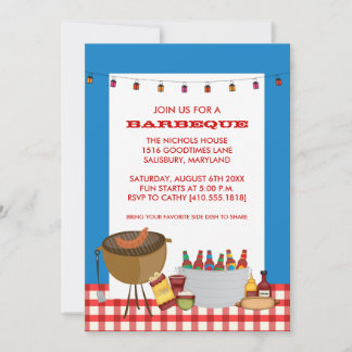 GRILLEN Party Einladungen