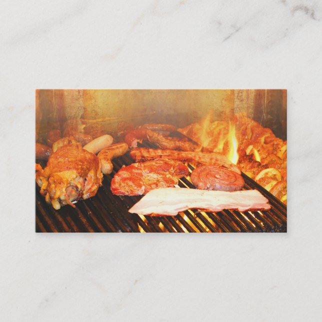 GRILLEN Party-Geschäfts-Karte Visitenkarte (Vorderseite)