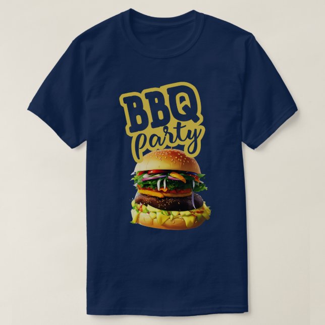 Grillen Party T-Shirt (Design vorne)