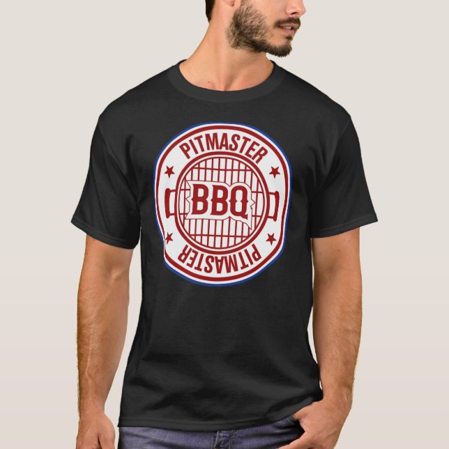 Grillen Pit Boys Pitmasters Offiziell Logohellip W T-Shirt (Vorderseite)