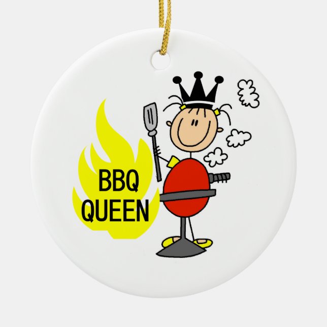 GRILLEN Queen Keramikornament (Vorne)
