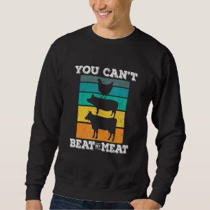 Grillen Rauchen Humor Griller Pitmaster Barbecue Sweatshirt