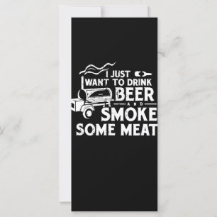 GRILLEN Rauchen Pitmaster Gift Drink Bier Rauchfle
