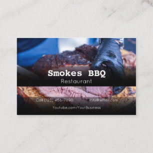 GRILLEN Restaurant Grill Smoking Company Business  Visitenkarte