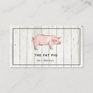 Grillen resturer Business Card Visitenkarte