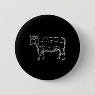Grillen Rindfleisch Schnittholzdiagramm Metzger Ku Button