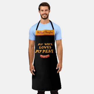 GRILLEN Schürze Meine Ehefrau Lieben Mein Fleisch 
