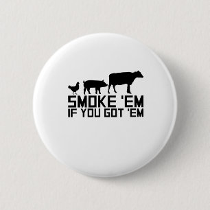 Grillen Sie das Grillen lustigen GIF rauchen sie, Button