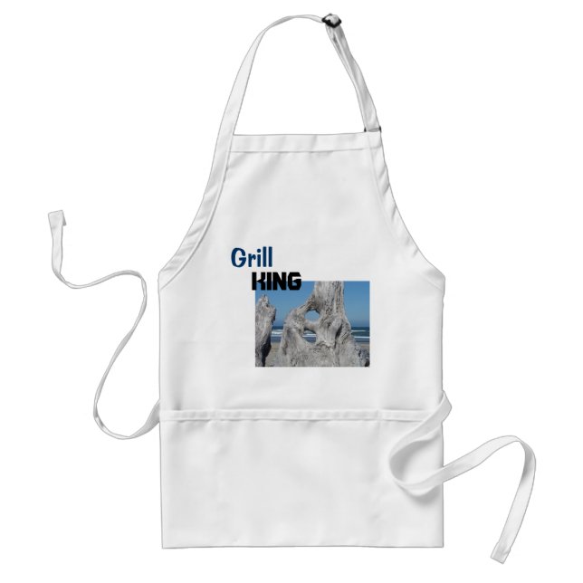 Grillen Sie der Vater-Männer Schürze Königs BBQ (Vorne)
