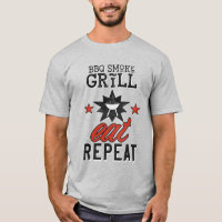GRILLEN Smoke Wiederholung EAT REPEAT Vintage Küch