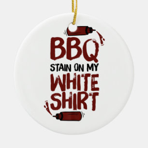 GRILLEN Stain auf meiner White Premium Keramik Ornament