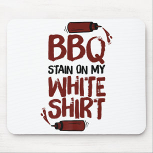 GRILLEN Stain auf meiner White Premium Mousepad