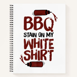 GRILLEN Stain auf meiner White Premium Notizbuch