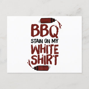 GRILLEN Stain auf meiner White Premium Postkarte