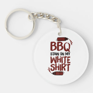 GRILLEN Stain auf meiner White Premium Schlüsselanhänger