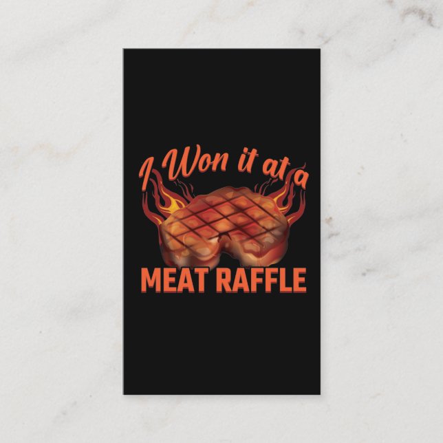 GRILLEN Steak Butcher Minnesota: Fleischgerichte Visitenkarte (Vorderseite)
