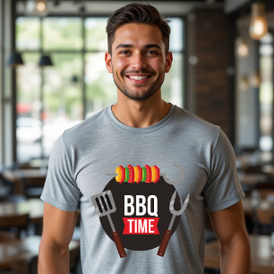 GRILLEN Time T - Shirt Funny Food