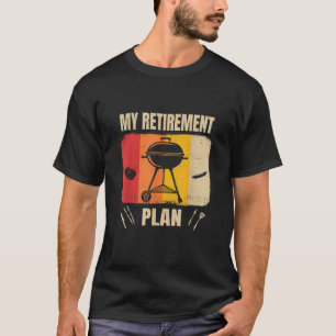 Grillen Timer Barbecue 2021 aus meinem Rentenplan T-Shirt