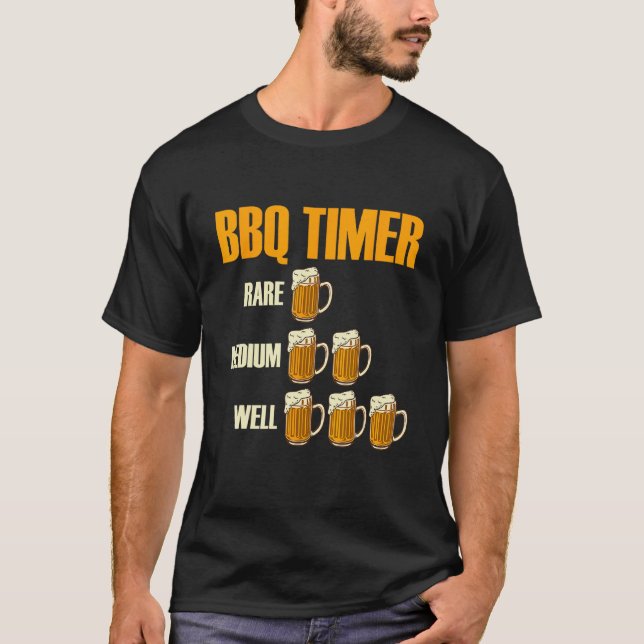 GRILLEN Timer Barbecue T-Shirt (Vorderseite)