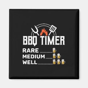 Grillen Timer Funny Beer Drink Ba geräuchertes Fle Magnet