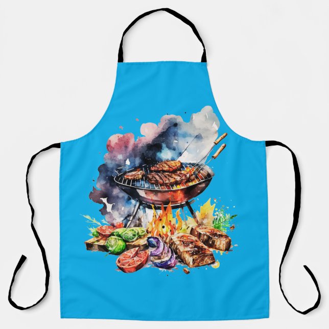 GRILLEN und Grill Schürze (Vorderseite)