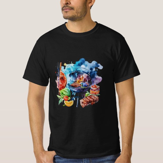 GRILLEN und Grill T-Shirt (Vorderseite)