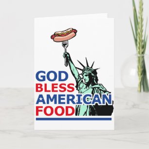 GRILLEN und Grillgedanke: "Gott segne die amerikan Karte