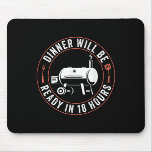 Grillen Vater Funny Smoking Meat Smoker Barbecue V Mousepad