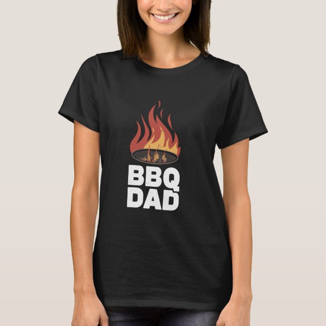GRILLEN Vater raucht Fleischdesigns über Rauchen T-Shirt (Vorderseite)