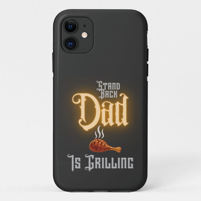 Grillen von gebackenem Hühnerfleisch rückwärts Vat Case-Mate iPhone Hülle (Rückseite)