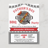 Grillen von Grill und Chill Vatertag Party Einladu