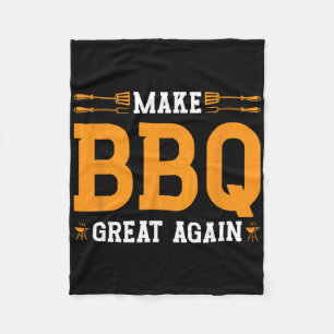 Grillen wieder großartig machen - Trump, der Barbe Fleecedecke