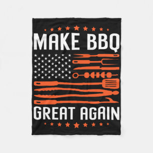 Grillen wieder großartig machen - Trump, der Barbe Fleecedecke