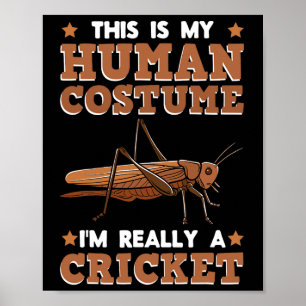 Grillen Züchter Insekten Enthusiast Entomologe Hum Poster