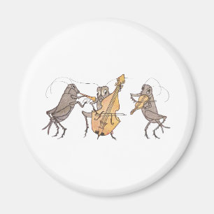 Grillenband mit Horn, Cello & Violine Magnet